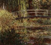 Claude Monet Water Lily Pool,Harmony in Pink oil on canvas